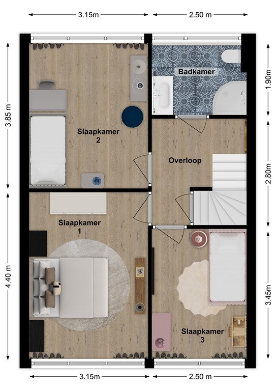 mediumsize floorplan